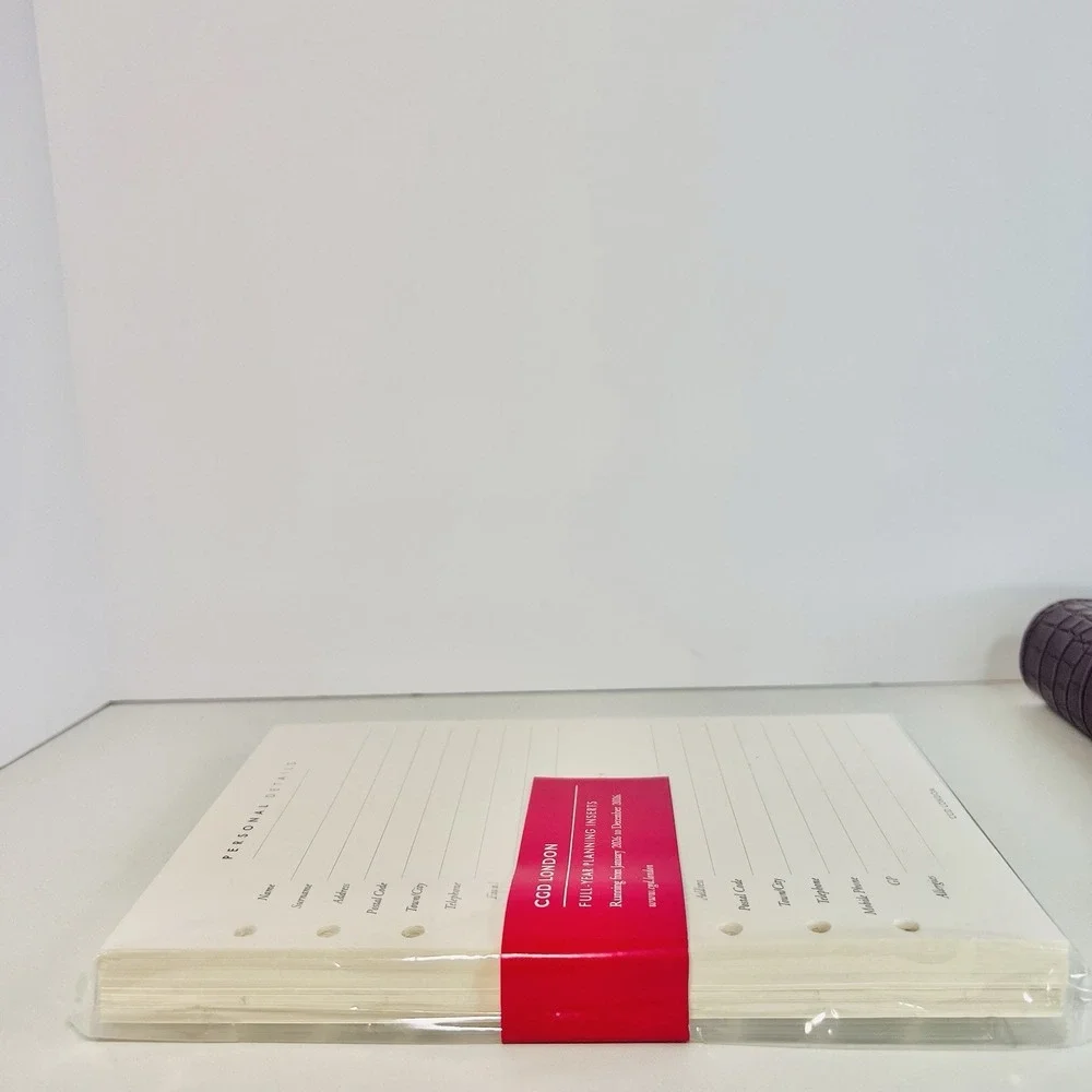 CGD London Classic Agenda & Full Year Planning Inserts Burgundy Vegan Croc